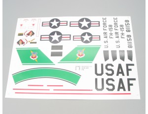 Freewing F-105 Thunderchief  Decal Set